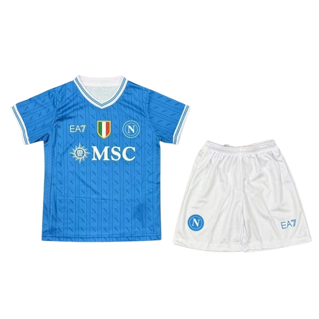 Napoli Kinder-Heimtrikot-Set - Trikot+Shorts 2025/26