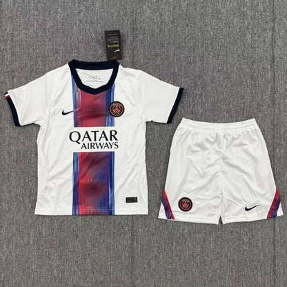 Conjunto infantil de la primera equipación del PSG (camiseta + pantalón corto) 2025/26