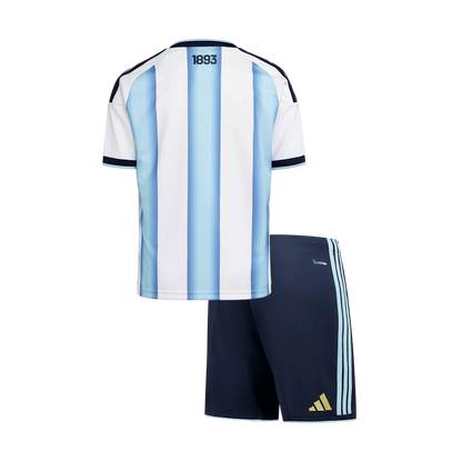 Argentinien Heimtrikot-Set für Kinder – Trikot + Shorts 2026