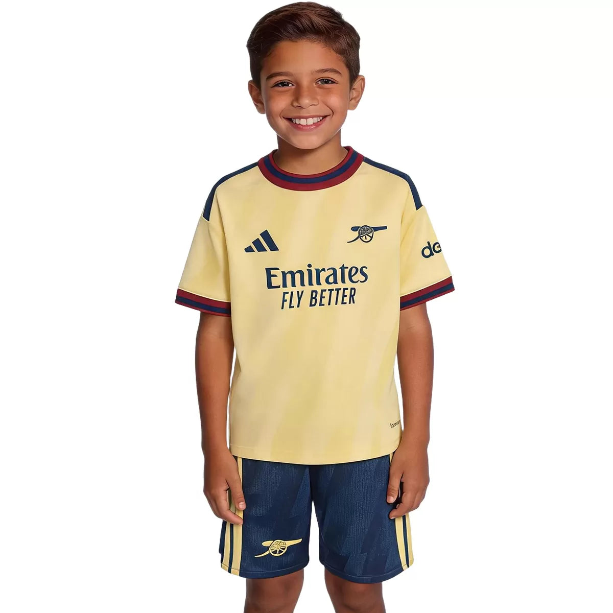 Ensemble maillot et short de football extérieur pour enfant des Gunners 2026/27