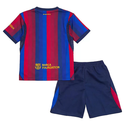 Kid's Barcelona Home Soccer Kit 2026/27 - Jersey+Shorts
