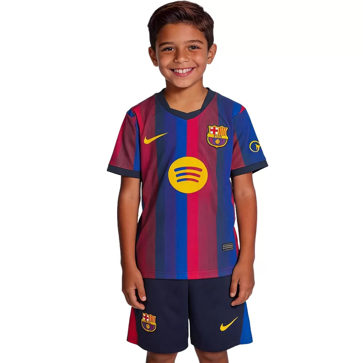 Kid's Barcelona Home Soccer Kit 2026/27 - Jersey+Shorts