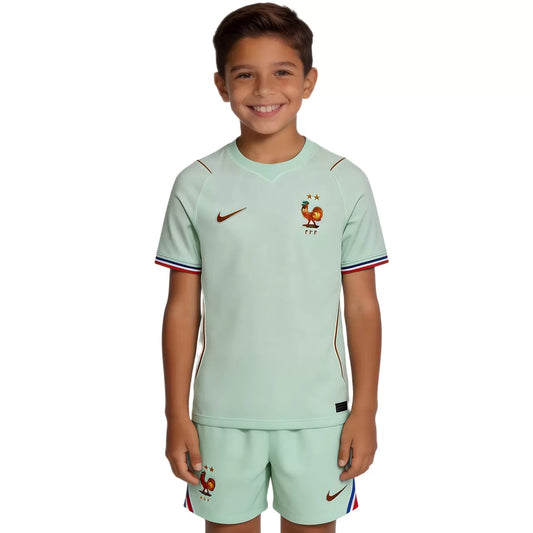 Frankreich Kinder Auswärtstrikot-Set – Trikot + Shorts 2026
