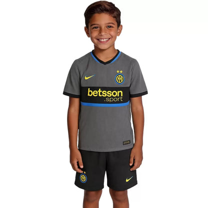 Inter Milan Kid's Third Away Kit - Jersey+Shorts 2026/27