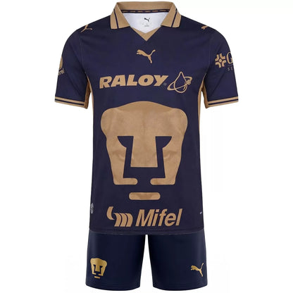Kid's Pumas UNAM Home Kit - Jersey+Shorts 2026/27
