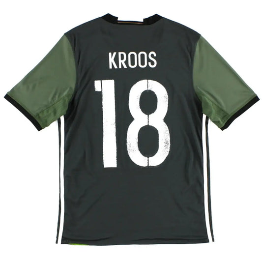 Kroos #18 Retro Germany Away Soccer Jersey 2016