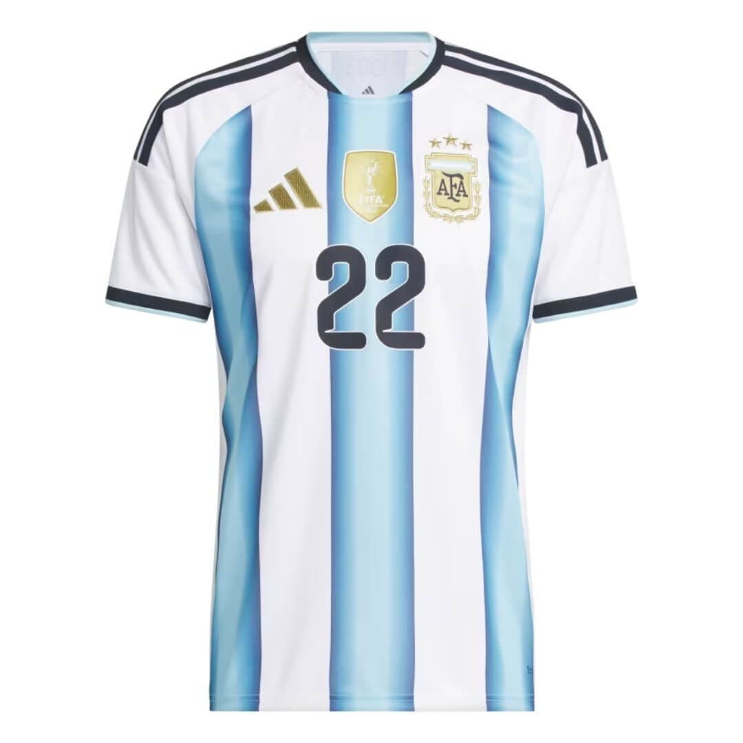 L.MARTÍNEZ #22 Maillot de foot Argentine Domicile Coupe du Monde 2026