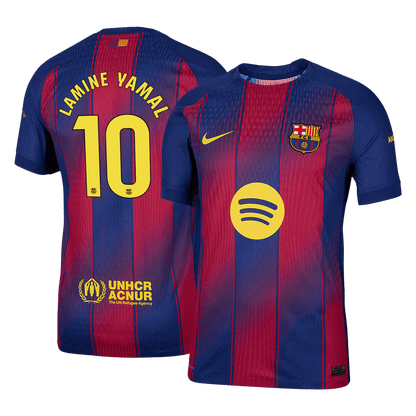 LAMINE YAMAL #10 Barcelona Thuis Spelersversie Voetbalshirt 2025/26