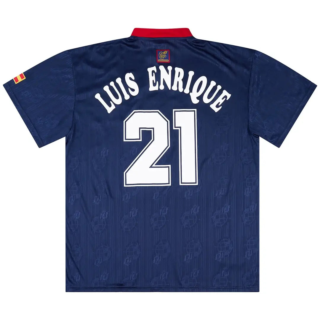 LUIS ENRIQUE #21 Spania 1996 bortedrakt retro-fotballdrakt