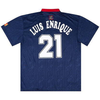LUIS ENRIQUE #21 Spania 1996 bortedrakt retro-fotballdrakt