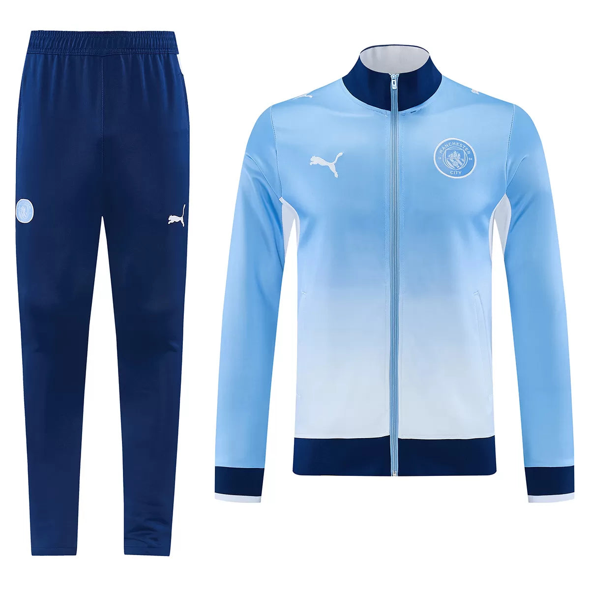 Manchester City Training Tracksuit 2026/27 (Jacket+Pants) Blue