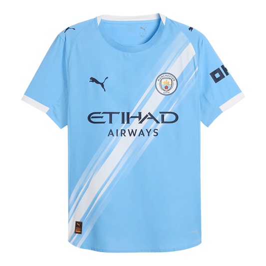 Maillot domicile de Manchester City, version joueur, saison 2025/26, bleu