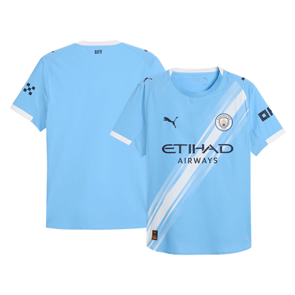 Maillot domicile de Manchester City, version joueur, saison 2025/26, bleu