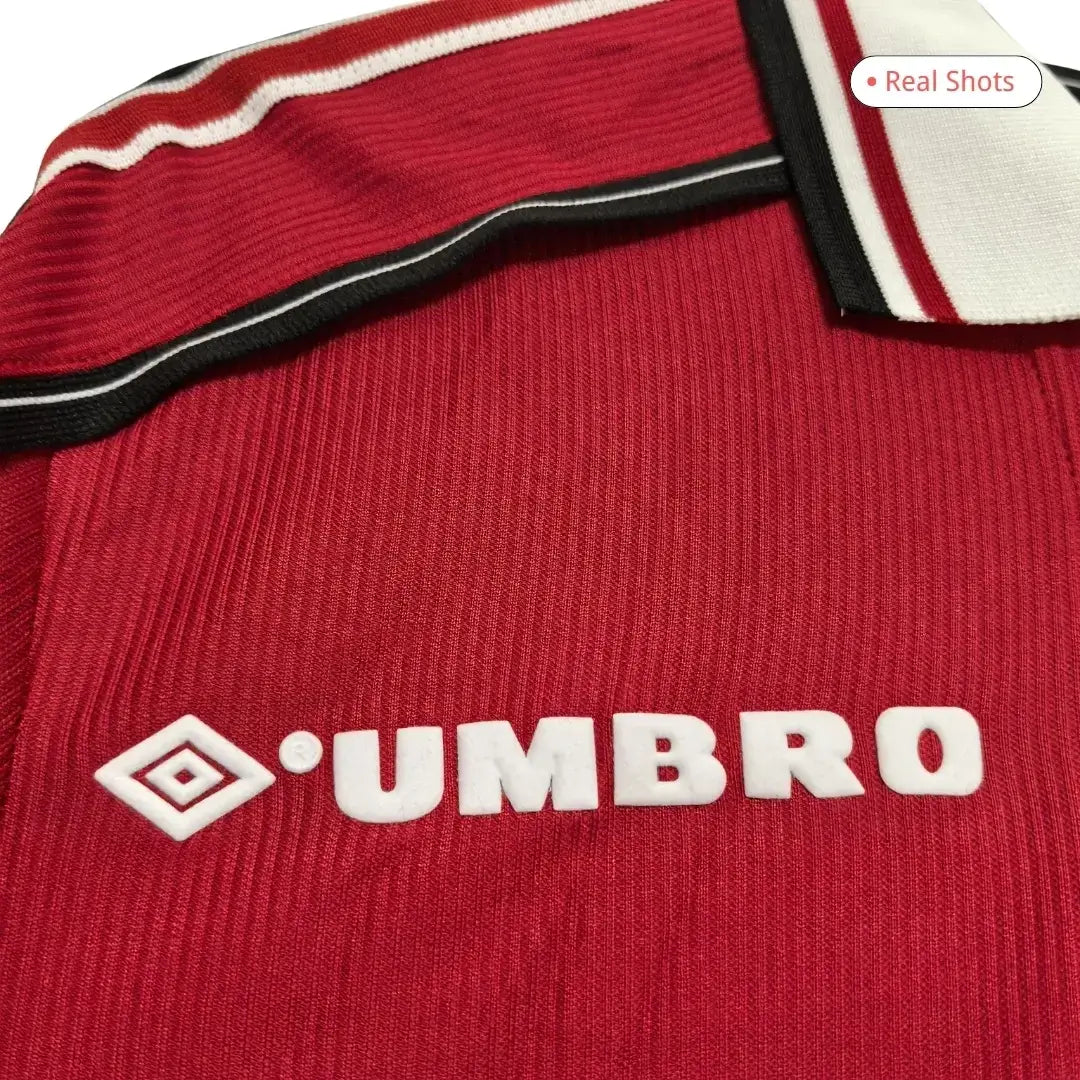 Manchester United 1998/99 retro voetbalshirt (thuis)