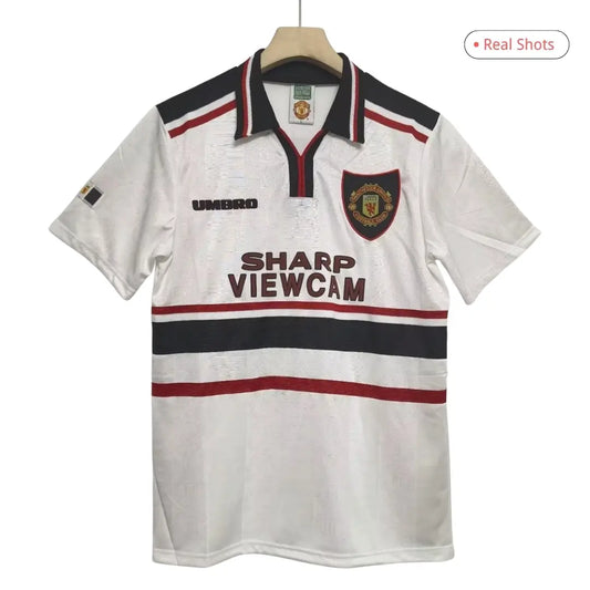 Camiseta de fútbol retro de visitante del Manchester United 1998/99