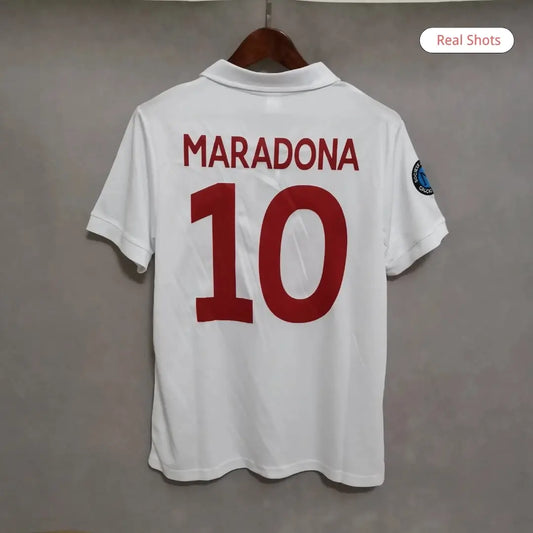 マラドーナ #10 ナポリ 1987/88 アウェイ レトロサッカーユニフォーム
