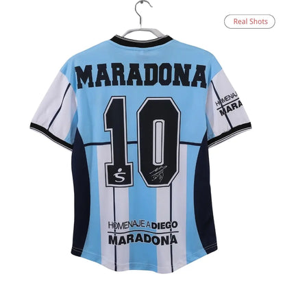 マラドーナ 背番号10 アルゼンチン代表 2001 ホーム レトロサッカーユニフォーム