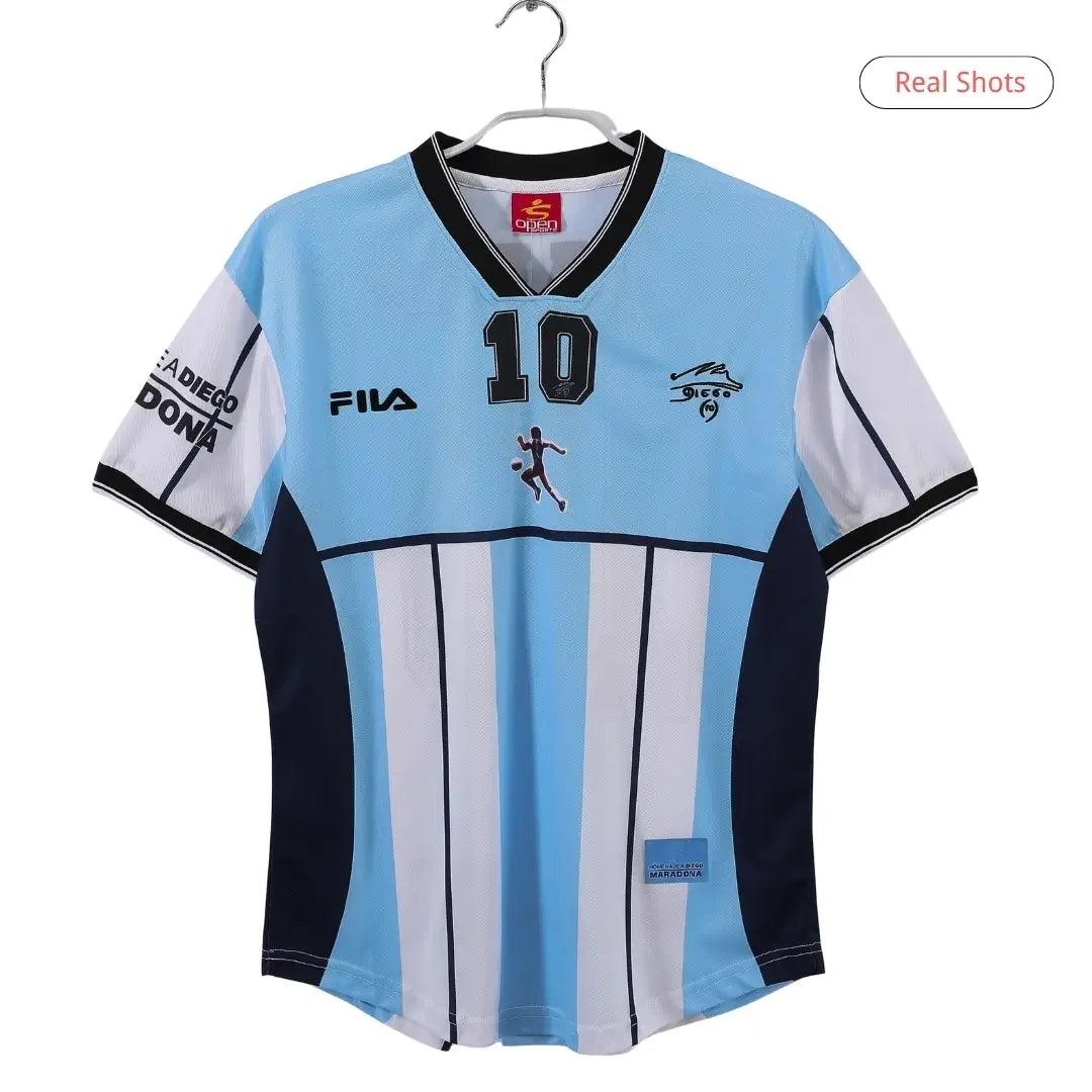 マラドーナ 背番号10 アルゼンチン代表 2001 ホーム レトロサッカーユニフォーム