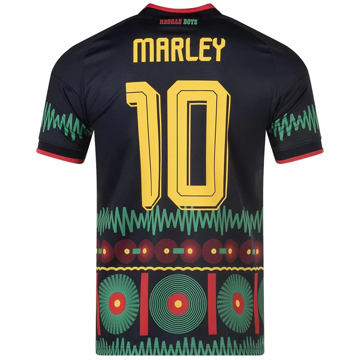 Φανέλα ποδοσφαίρου εκτός έδρας Marley #10 Τζαμάικα Παγκόσμιο Κύπελλο 2026