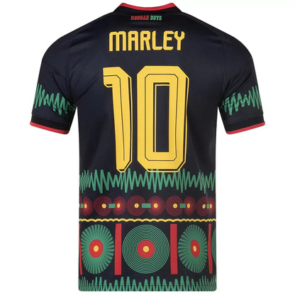 Φανέλα ποδοσφαίρου εκτός έδρας Marley #10 Τζαμάικα Παγκόσμιο Κύπελλο 2026