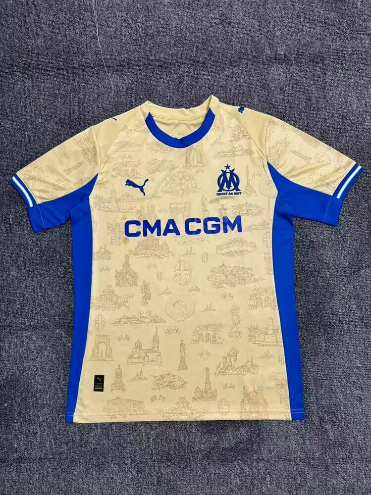 Quatrième maillot extérieur de Marseille 2025/26