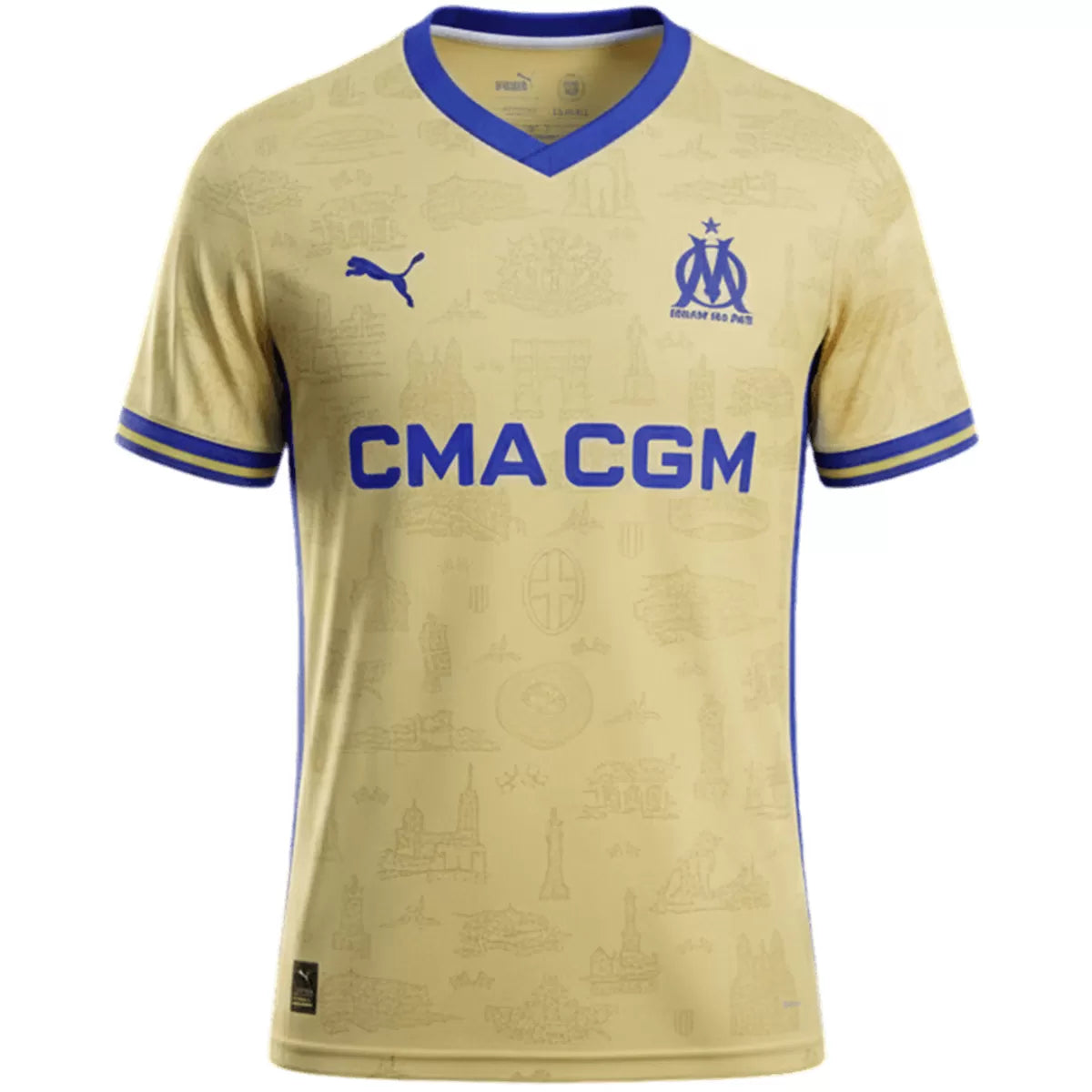 Quatrième maillot extérieur de Marseille 2025/26