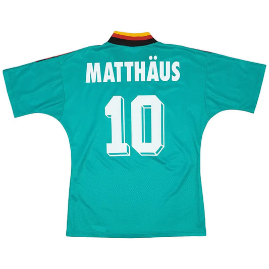 Matthäus #10 Retro Germany Away Football Jersey World Cup 1994
