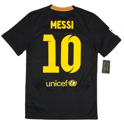 Messi #10 Barcelona 2013/14 Retro Tercera Camiseta de Fútbol de Visitante