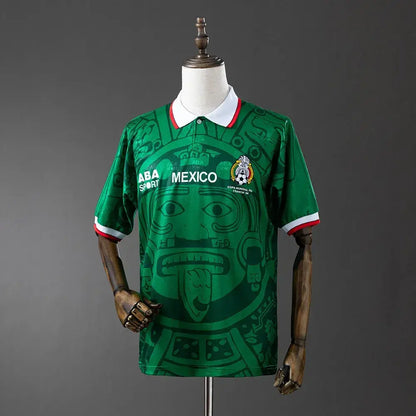 Maillot de football rétro domicile Mexique 1998