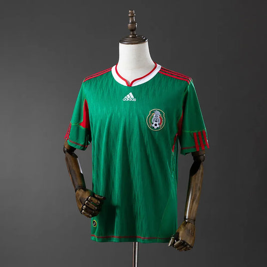 Mexiko 2010 Heim-Retro-Fußballtrikot