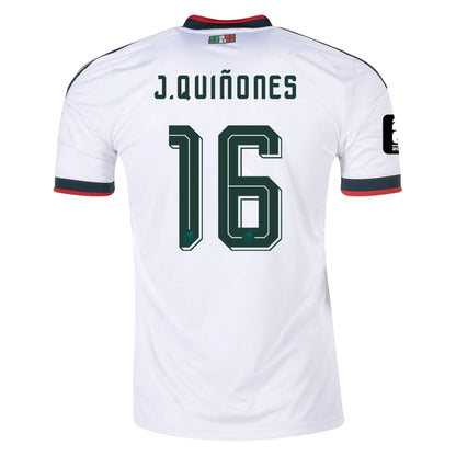 J. Quiñones #16 Mexiko Auswärtstrikot Fußball-Weltmeisterschaft 2026