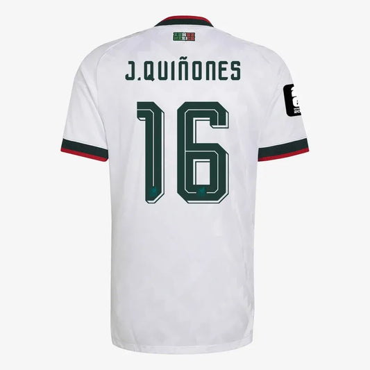 Maillot de football J.Quiñones #16 El Tri version joueur extérieur Coupe du Monde 2026