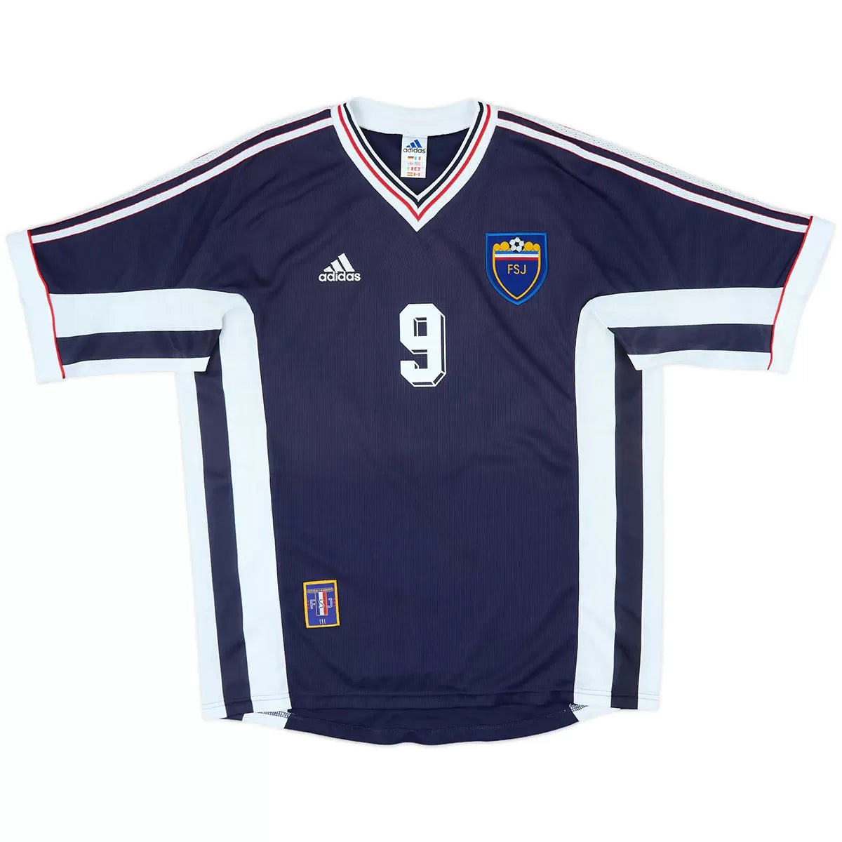 Mijatović #9 Jugoslawien 1998 Heim Retro Fußballtrikot