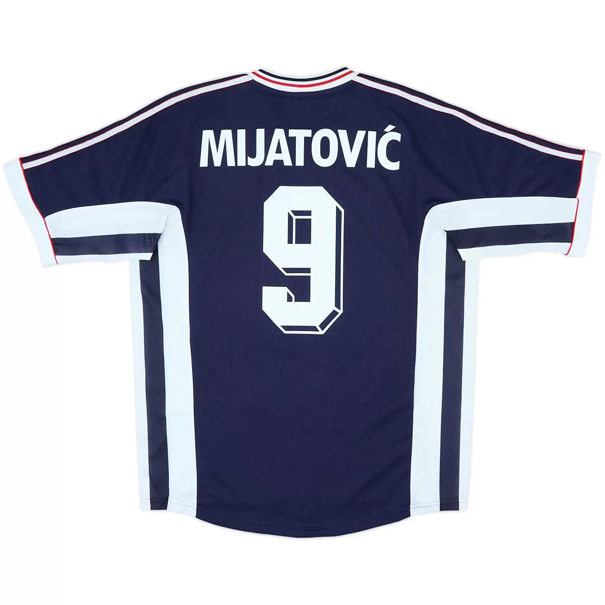 Mijatović #9 Jugoslawien 1998 Heim Retro Fußballtrikot