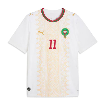 サイバリ #11 モロッコ代表 2026 ワールドカップ アウェイ サッカーユニフォーム