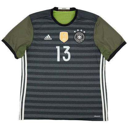 Müller #13 Retro Germany Away Soccer Jersey 2016