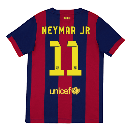 Barcelona NEYMAR JR #11 2014/15 Retro Home Soccer Jersey
