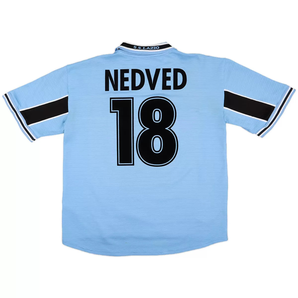 NEDVED #18 Lazio 1998/00 Retro-Heimtrikot