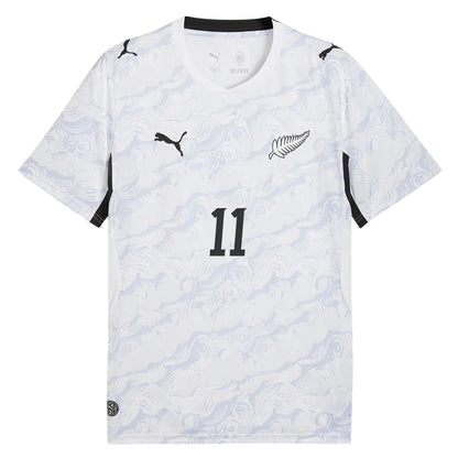 Nur das #11 Neuseeland Auswärts-Fußballtrikot zur Weltmeisterschaft 2026