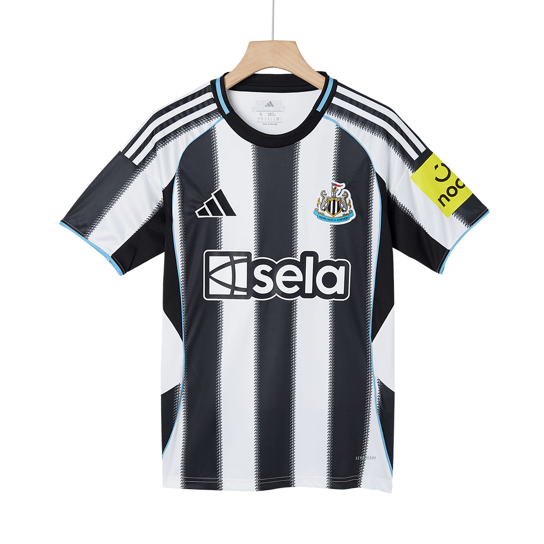 Newcastle United hjemmedrakt 2025/26 svart og hvit