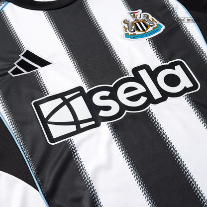 Newcastle United hjemmedrakt 2025/26 svart og hvit