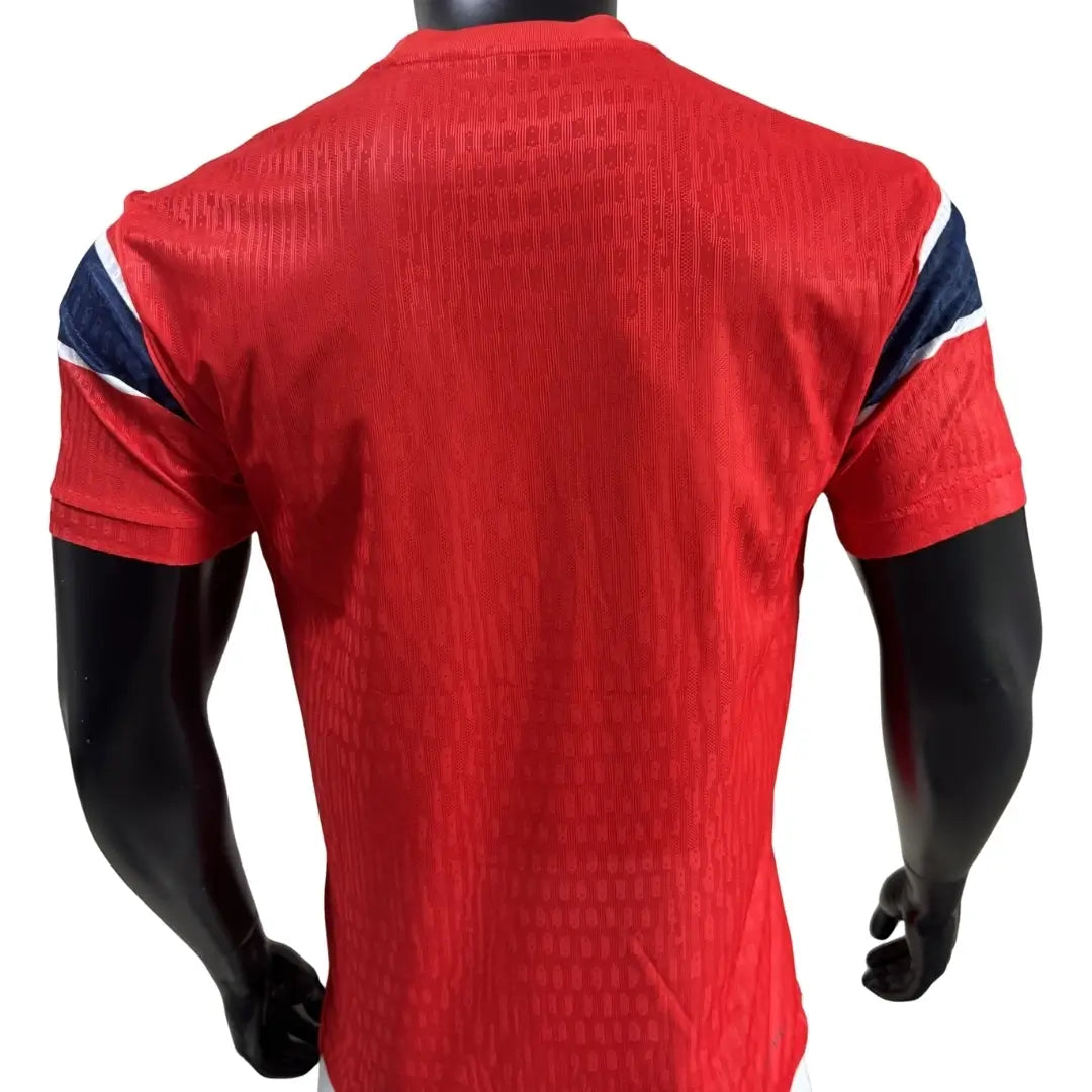 Maillot de football version joueur domicile Norvège Coupe du Monde 2026