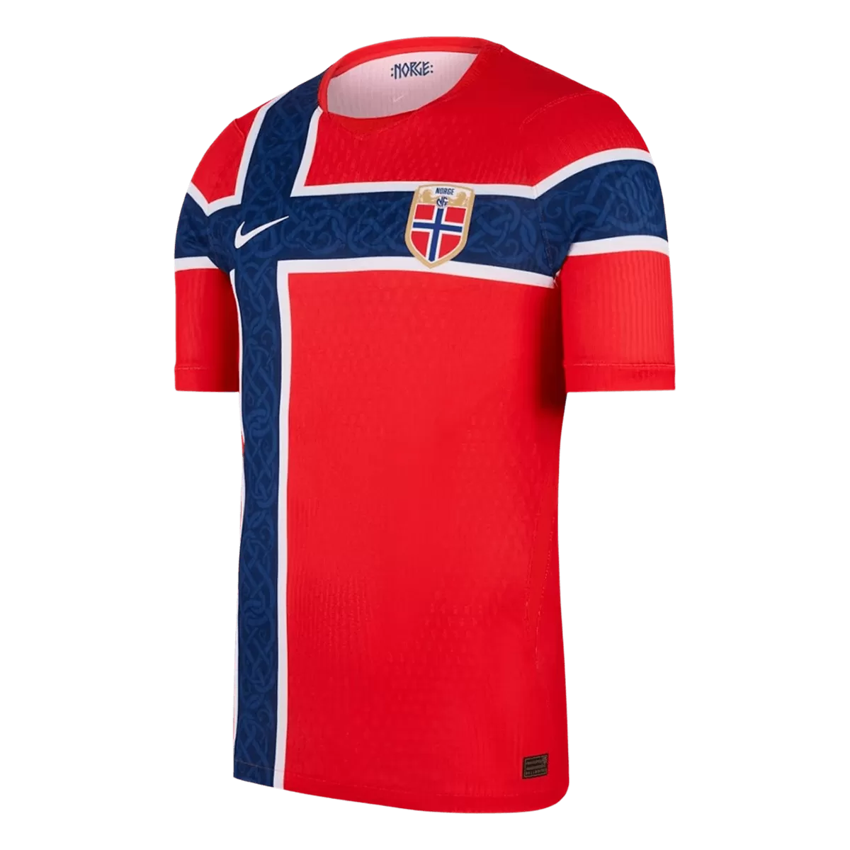 Maillot de football version joueur domicile Norvège Coupe du Monde 2026