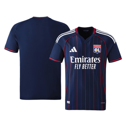 Maillot de football de l'Olympique Lyonnais version joueur extérieur 2025/26