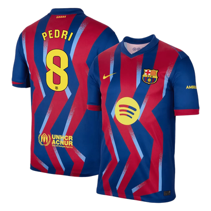 PEDRI #8 Barcelona Viertes Auswärtstrikot 'El Clásico' 2025/26