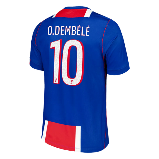 Camiseta de fútbol O.DEMBÉLÉ #10 PSG Primera equipación 2025/26