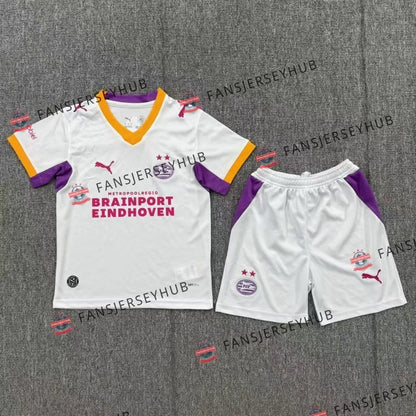 PSV Eindhoven barnebakerdrakt – trøye + shorts 2026/27