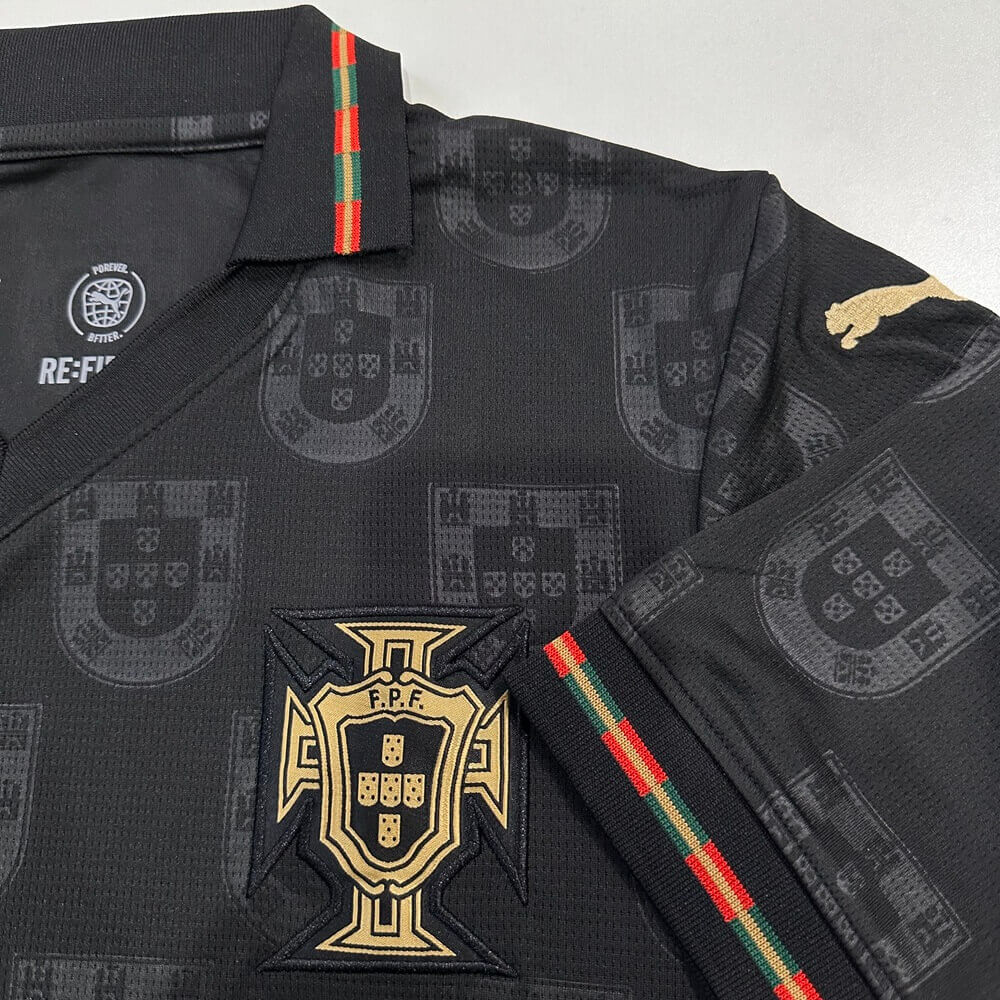 Portugal Pantera Negra Trikot Set Weltmeisterschaft 2026