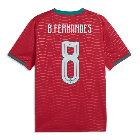 B. Fernandes #8 Portugal Heimtrikot Fußball-Weltmeisterschaft 2026
