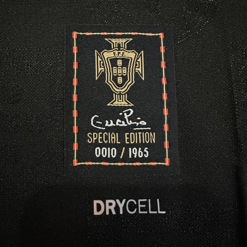 Maillot Eusébio Portugal Pantera Negra Joueur Version 2026